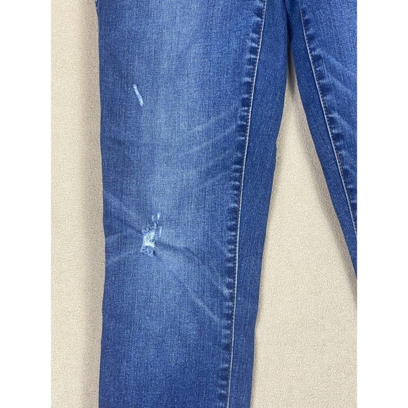 Madewell 10" High Rise Skinny Women's 24 Blue Casual Denim Stretch Button Fly - Picture 3 of 15